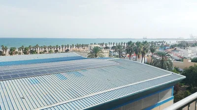 Vistas de la playa y la costa desde la 6.ª planta